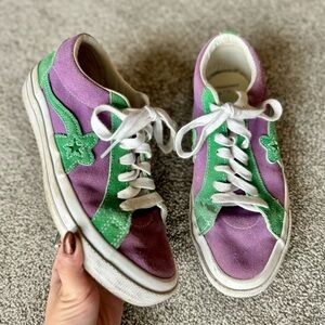 Golf Le Fleur x Converse One Star Ox 'Purple Heart' men’s 6/womens 8